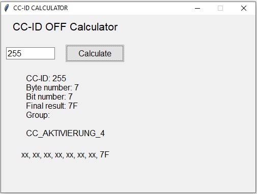 BMW CC-ID Check Control Calculator 1.0