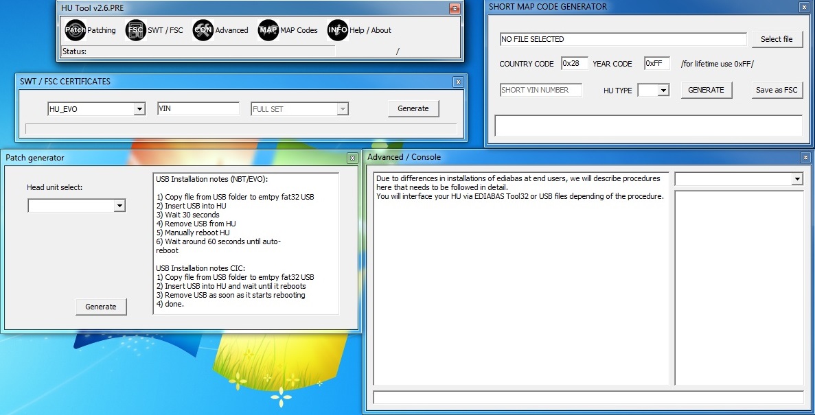 BMW HU Tool 2.6 Unlock Certificates