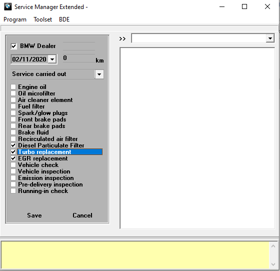 BMW Service Manager Extended 1.0