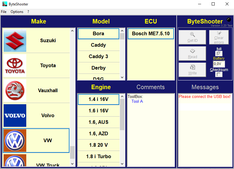 Byteshooter 3.20 Master SW