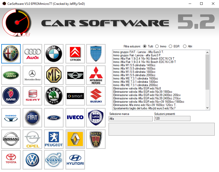 CarSoftware EPROMmicro77 Immo & EGR Solutions v5.2