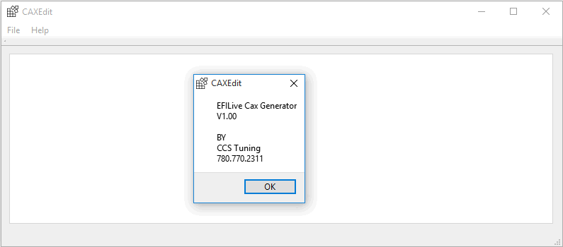 CAXEdit - EFILive Cax Genarator v 1.0