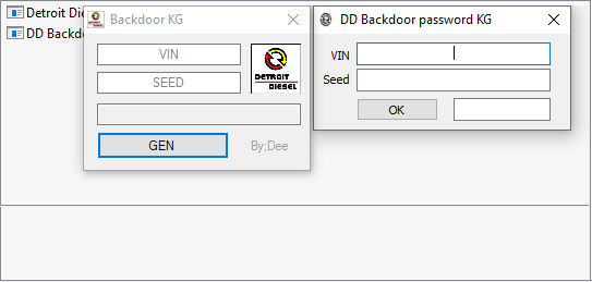 Detroit Diesel Backdoor Password Calculator 2 v 2020