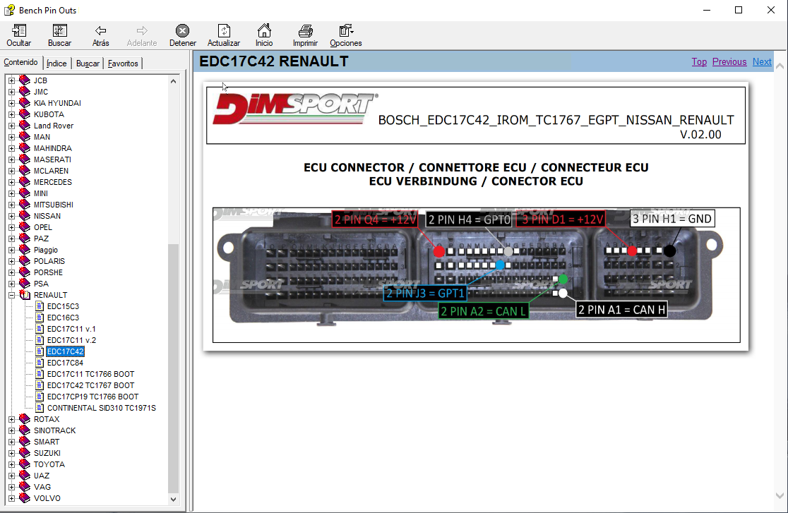 ECU Boot Bench Pinout Yazılım Çözümü