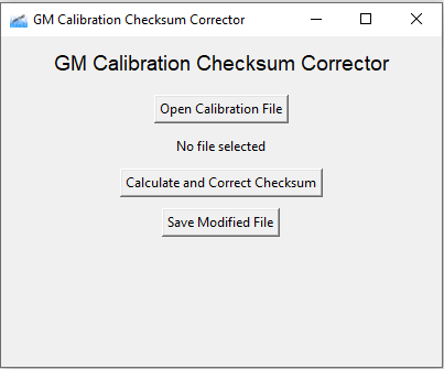 GM Kalibrasyon Checksum Hesaplama Çözümü