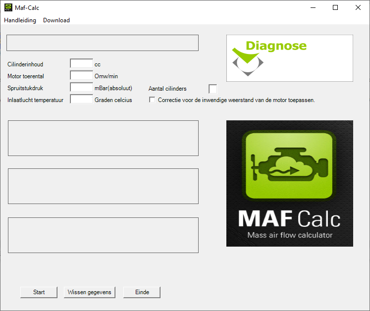 MAF-Calc Calculation, The air Mass Meter