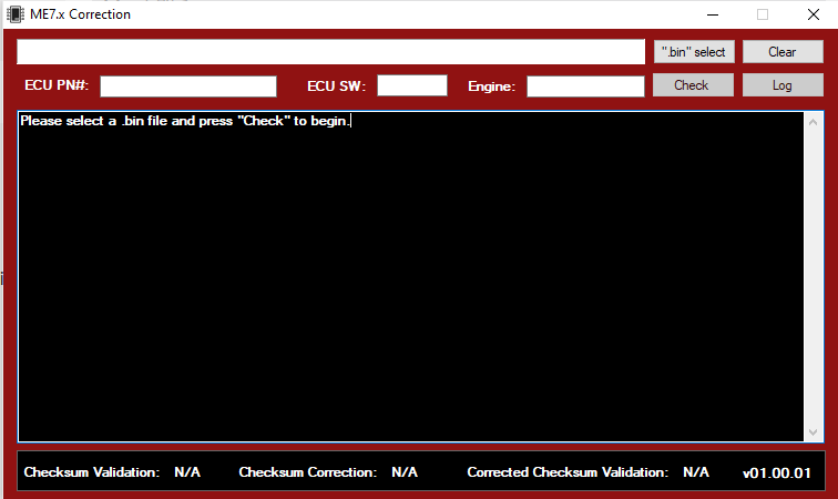 ME7.x Checksum Correction Check Utility-GUI