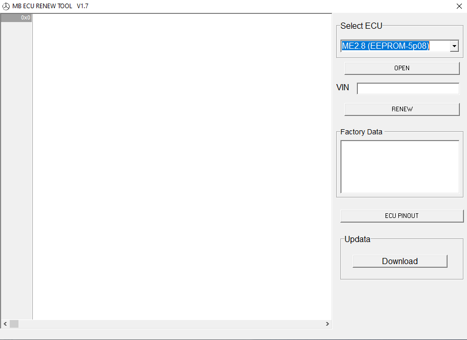 Mercedes Benz ECU Renew Tool v1.7