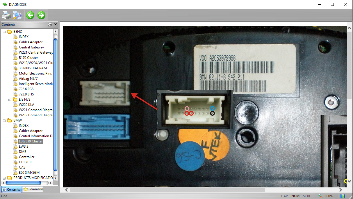 Mercedes & BMW OBD with instruction manual