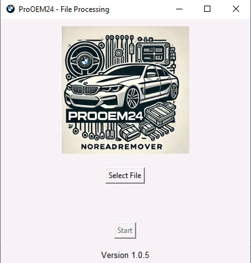 NOREAD ECU File Unlock Utility 1.0.5