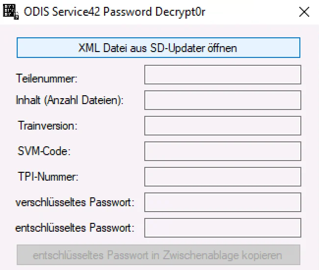 ODIS SD-Update XML Analyzer
