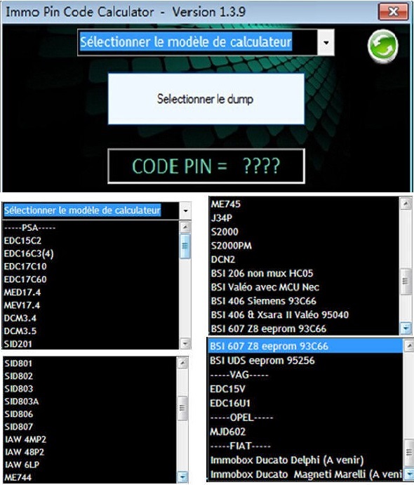 PSA IMMO Pin Code Calculator v1.3.9 Calculate Pincode
