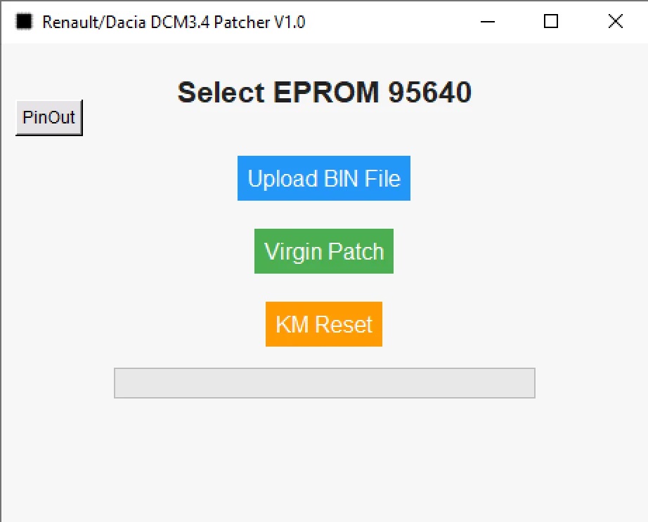 Renault & Dacia DCM ECU Tool Eeprom Dump