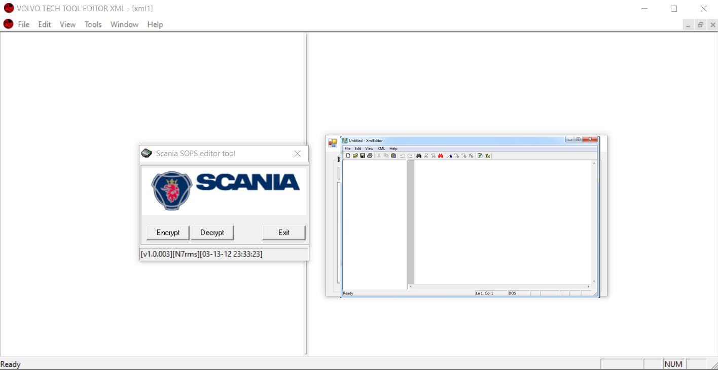 Scania SOPS Encryptor Decryptor Tool and XML Editor