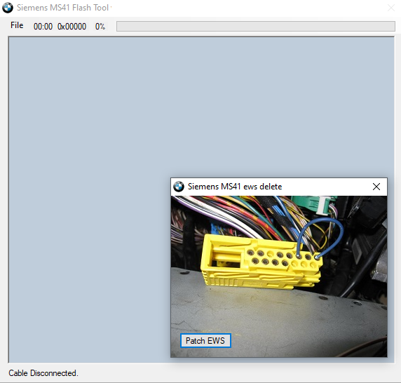 Siemens MS41 Flash Tool BMW DME Read and