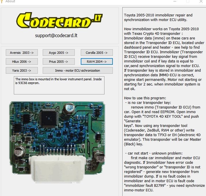 Toyota 4D Key Tool 1.2
