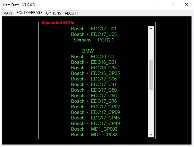 UltraCuttr ECU Hard Cut RPM
