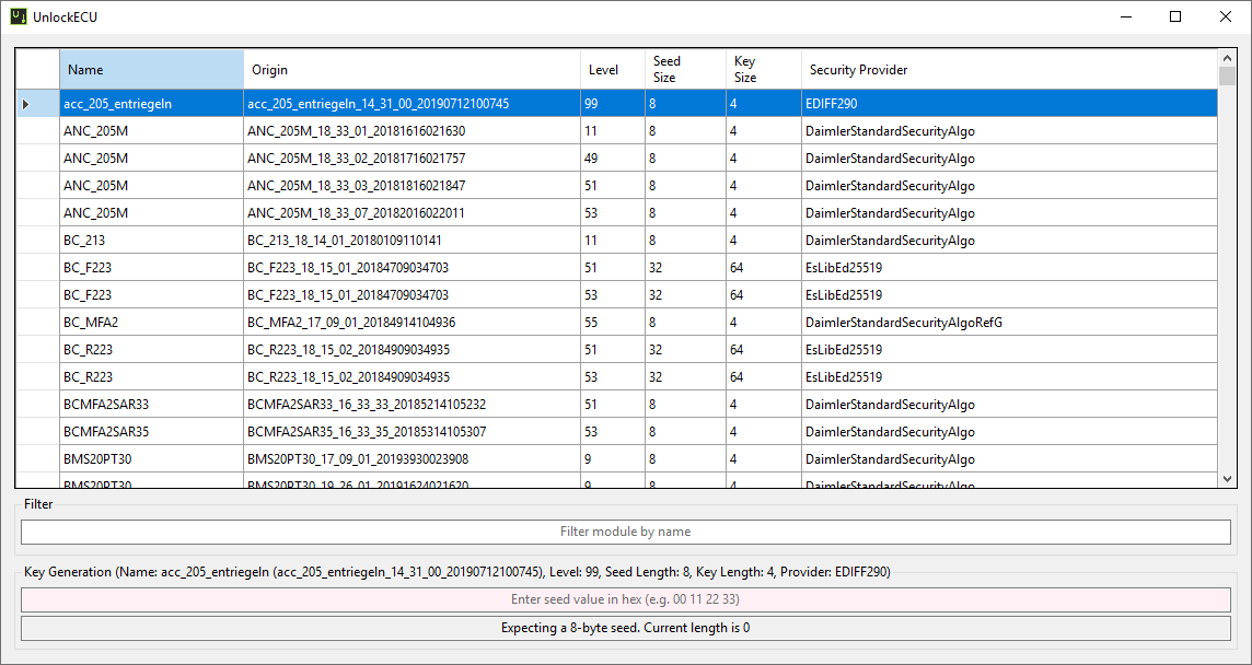 UnlockECU Tool Locked