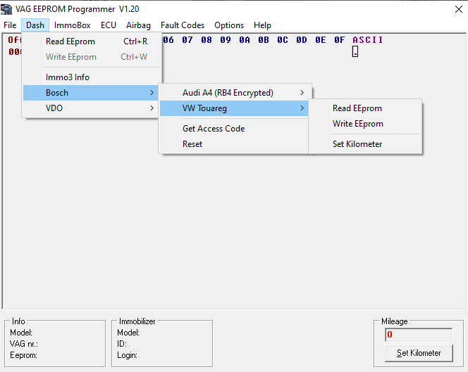 VAG EEPROM Programmer 1.20