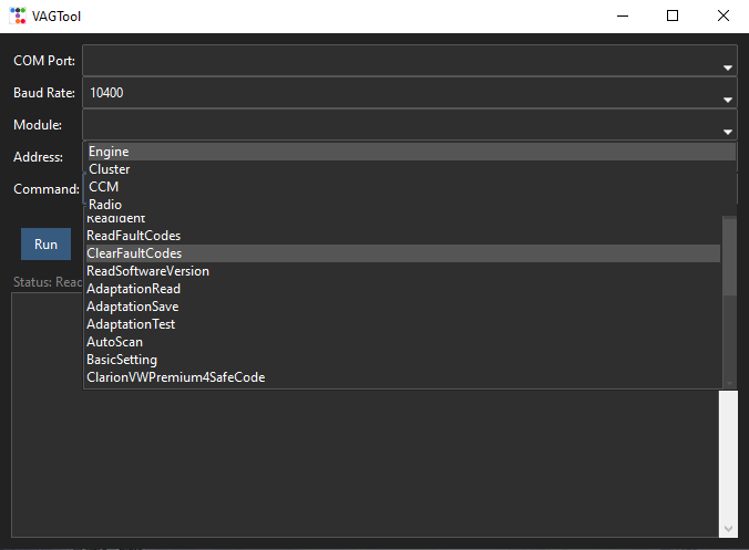 VAGTool Program