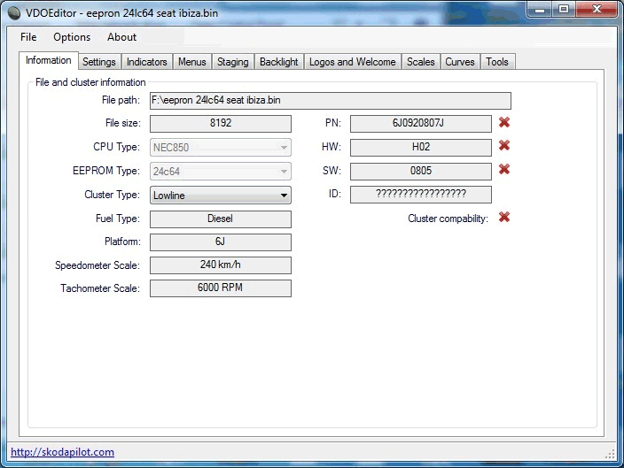 VDOeditor 1.0.3.6 Cluster Configuration & Personalization