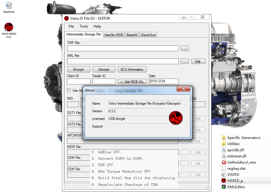 Volvo Visfed IS File Encryptor Decryptor