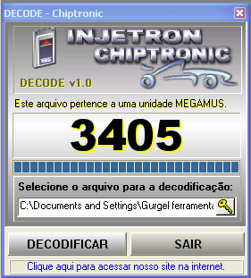VW DeCode Injetron & Chiptronic Programmer 1.0