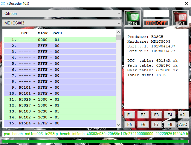 xDecoder 10.5 DTC Fault Code Shielding & Work