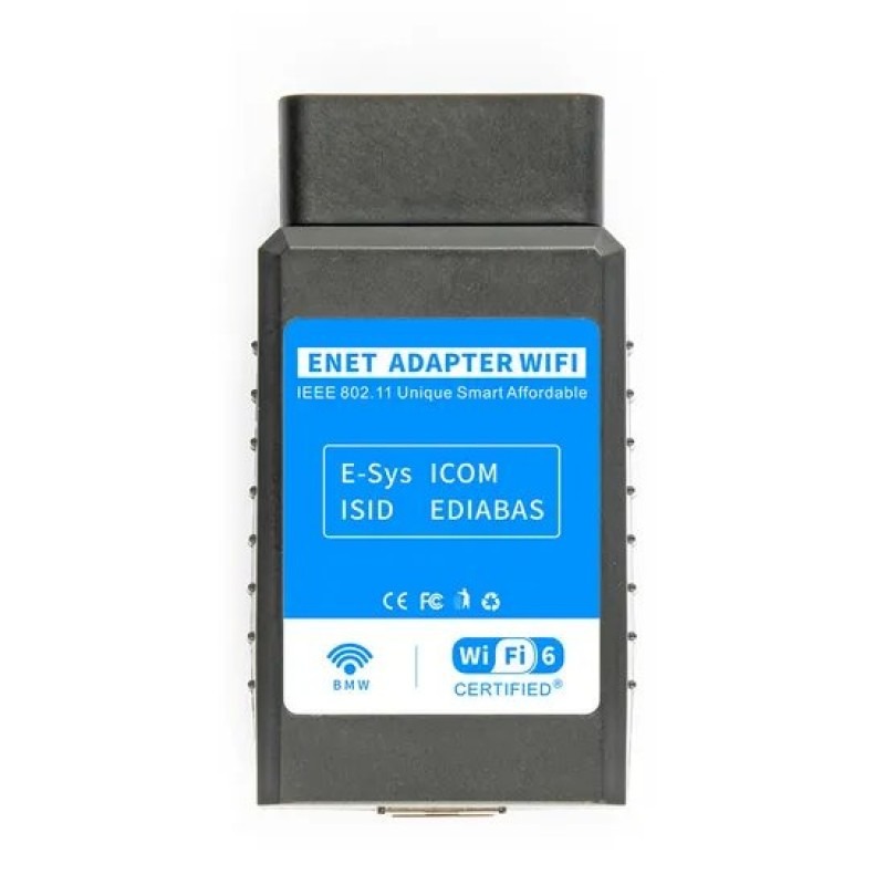 BMW ENET WiFi & Ethernet OBD2 Adaptörü | F/G/I Serisi Kodlama, Gizli Özellik Açma ve Arıza Tespit Cihazı (BimmerCode, Bootmod3 Uyumlu)