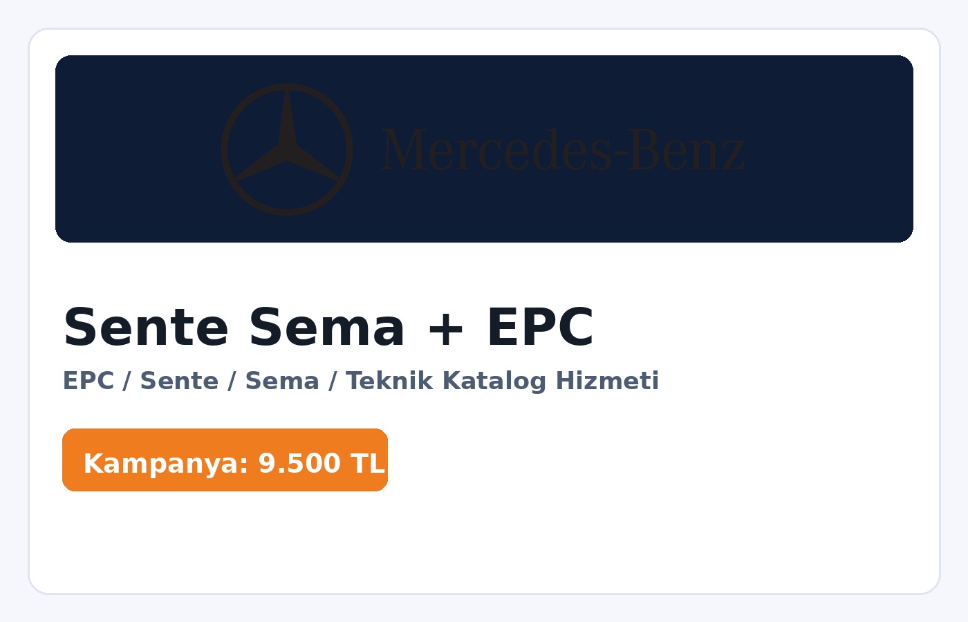 Mercedes EPC Otobüs Araç Parça Kataloğu